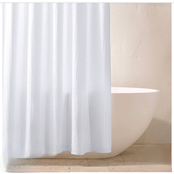 Casaluna Bath Casaluna Waffle Shower Curtain White Poshmark
